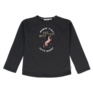 S&S Tee horses nearly black 8672