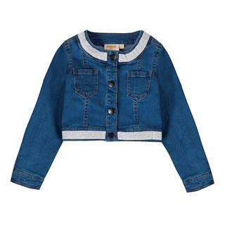 UBS  Veste jeans courte liseret 4301